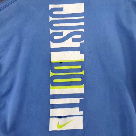 Vintage Nike Just Do It Graphic Swoosh Distressed T Shirt Double Sided Size XXL - Picture 12 of 14